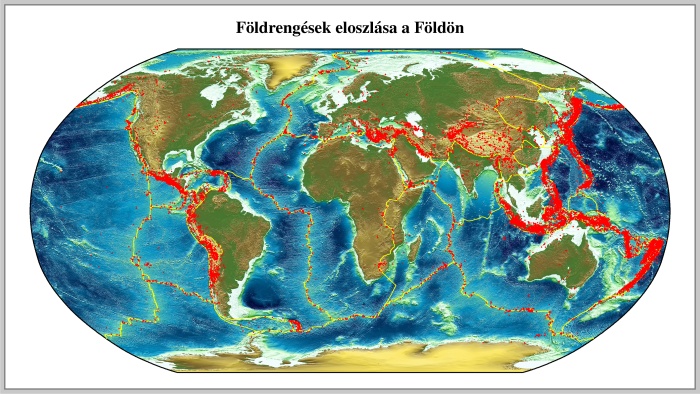 Földrengéstérkép